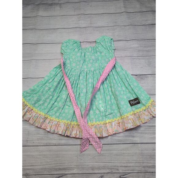 4 Matilda Jane Platinum Snowfall Peasant Dress - Picture 4 of 6